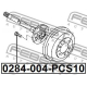 FEBEST 0284004PCS10 Болт крепления колеса