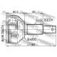 FEBEST 0210R52VQ35 Шарнирный комплект приводной вал