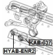 FEBEST KAB037 Втулка рычаг колесной подвески