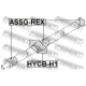 FEBEST HYCBH1 Подшипник промежуточный подшипник карданного вала