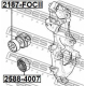 FEBEST 2187FOCII Натяжной ролик поликлиновой ремень