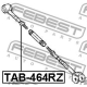 FEBEST TAB464RZ Подвеска рычаг независимой подвески колеса