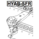 FEBEST HYABSFR Подвеска рычаг независимой подвески колеса