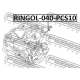 Уплотнительное кольцо резьбовая пробка маслосливн. отверст. FEBEST RINGOL040PCS10 в Москве