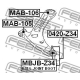 FEBEST MAB105 Подвеска рычаг независимой подвески колеса