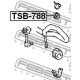 FEBEST TSB788 Подвеска стойка вала