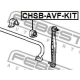 FEBEST CHSBAVFKIT Опора стабилизатор