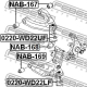 FEBEST 0220WD22LF Шарнир независимой подвески / поворотного рычага