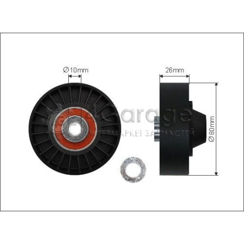 CAFFARO 2111 Паразитный / ведущий ролик поликлиновой ремень