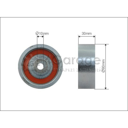 CAFFARO 500126 Паразитный / Ведущий ролик зубчатый ремень