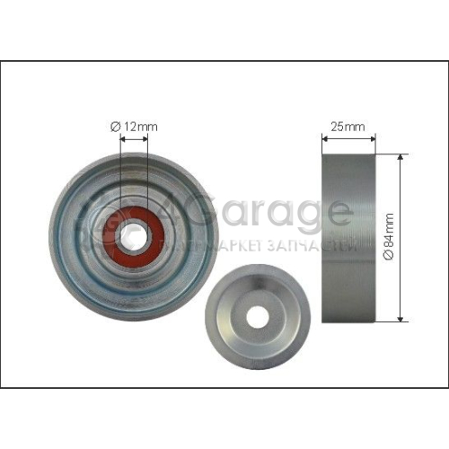 CAFFARO 500356 Паразитный / ведущий ролик поликлиновой ремень