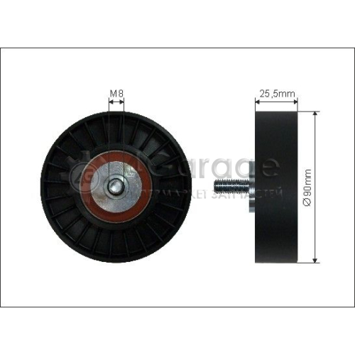 CAFFARO 2027 Паразитный / ведущий ролик поликлиновой ремень