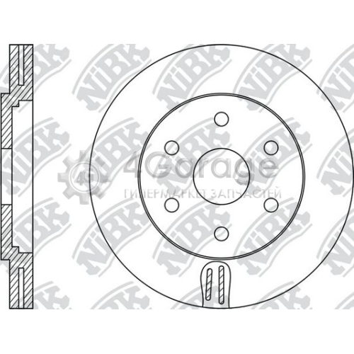 NiBK RN1416 Тормозной диск