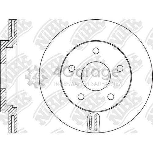 NiBK RN1564 Тормозной диск