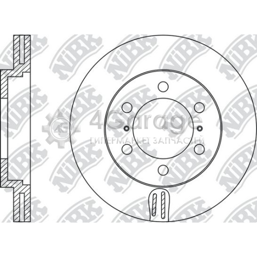 NiBK RN1188 Тормозной диск