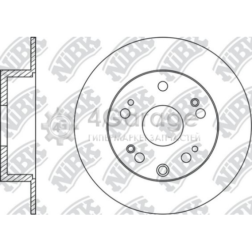 NiBK RN1407 Тормозной диск
