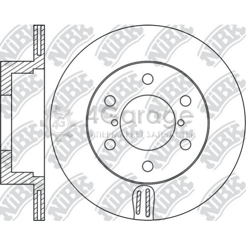 NiBK RN1401 Тормозной диск