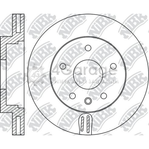 NiBK RN1745SET Тормозной диск