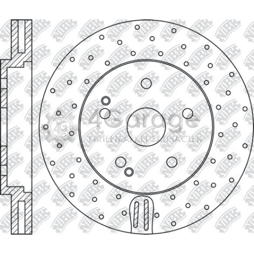 NiBK RN1702DSET Тормозной диск