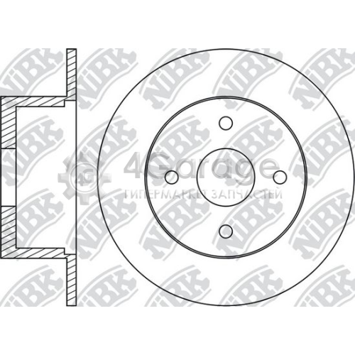 NiBK RN1746H Тормозной диск