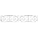 NiBK PN8802S Комплект высокоэффективных тормозных колодок в Красноярске