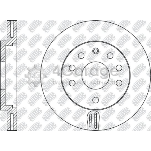 NiBK RN1112 Тормозной диск