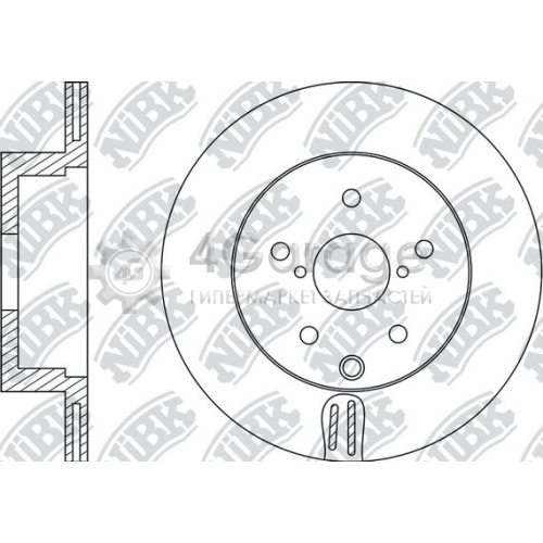 NiBK RN21002 Тормозной диск