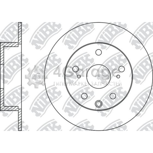 NiBK RN1433 Тормозной диск