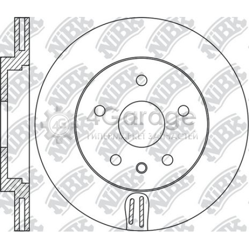 NiBK RN1730 Тормозной диск