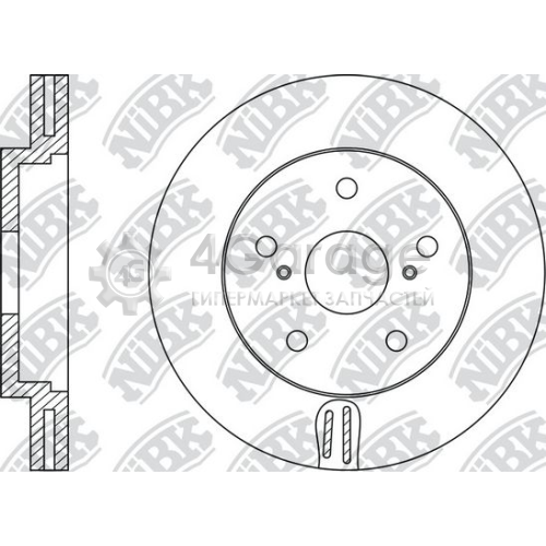 NiBK RN1442 Тормозной диск