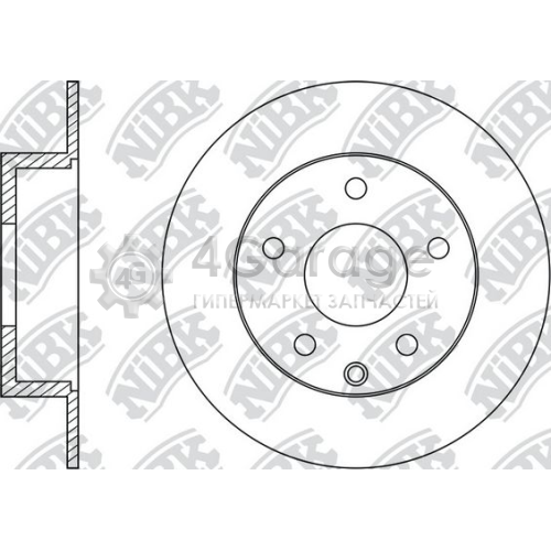 NiBK RN1402 Тормозной диск