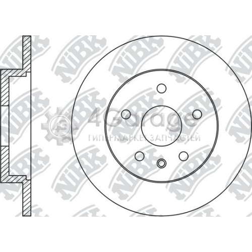 NiBK RN34002 Тормозной диск