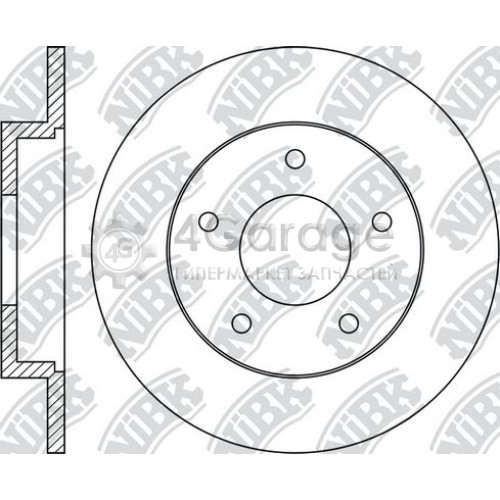 NiBK RN1369 Тормозной диск