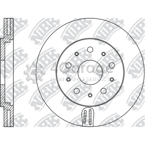 NiBK RN1379 Тормозной диск