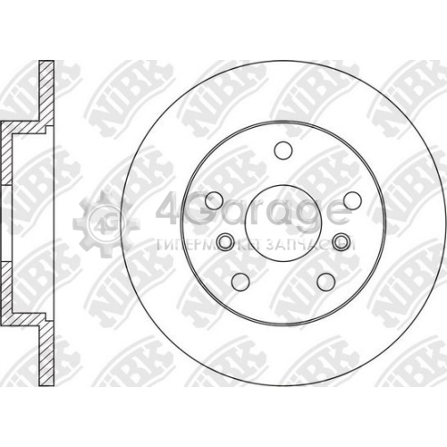 NiBK RN1570 Тормозной диск