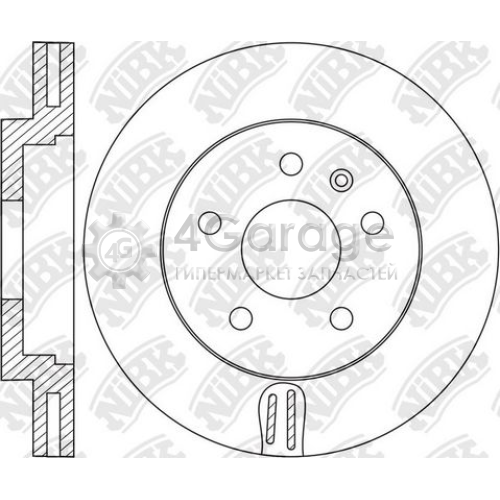 NiBK RN1622 Тормозной диск