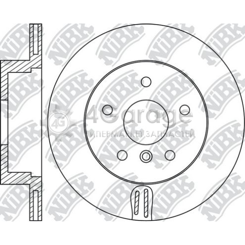 NiBK RN1761 Тормозной диск