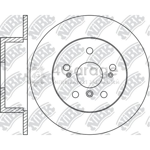 NiBK RN1223 Тормозной диск