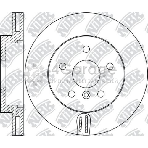 NiBK RN1718 Тормозной диск