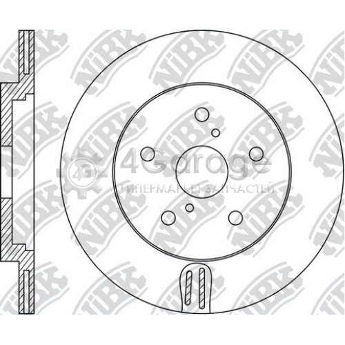 NiBK RN1932 Тормозной диск