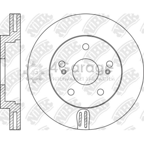 NiBK RN1305 Тормозной диск
