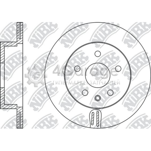 NiBK RN1234 Тормозной диск