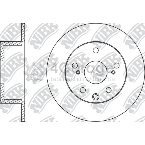 NiBK RN1489 Тормозной диск