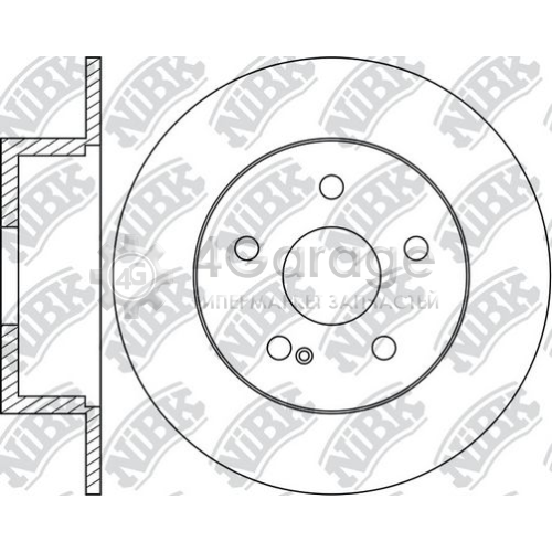NiBK RN1271 Тормозной диск