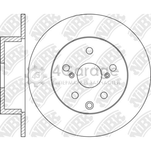 NiBK RN1473 Тормозной диск