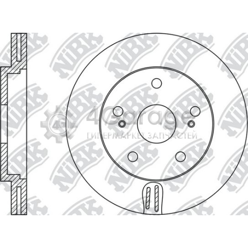NiBK RN1410 Тормозной диск