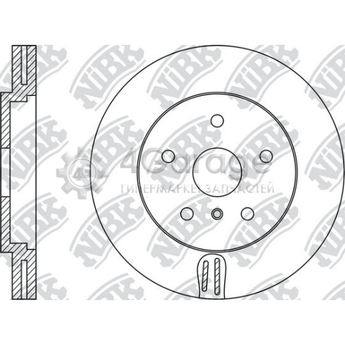 NiBK RN1428 Тормозной диск