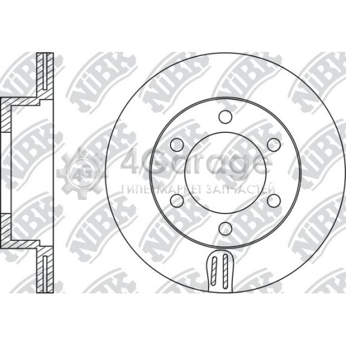 NiBK RN1128 Тормозной диск