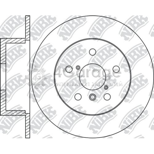 NiBK RN1255 Тормозной диск