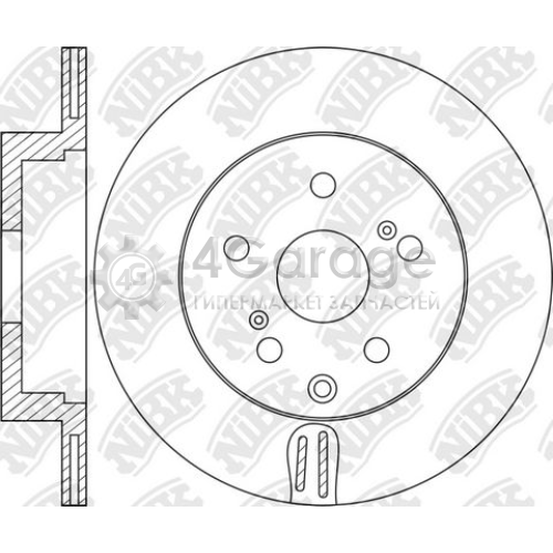 NiBK RN1522 Тормозной диск